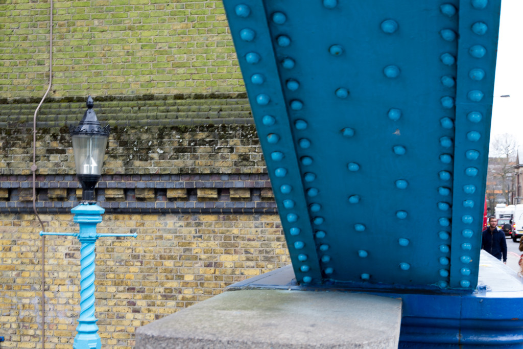Stütze der Tower Bridge
