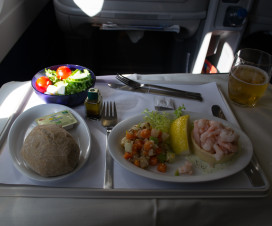 Business Class bevorzugen? Für das Essen auf jeden Fall!