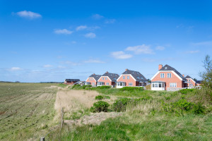 Häuser am Strand in Havneby