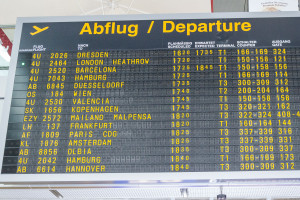 Es geht los - Abflug in Stuttgart nach Olbia