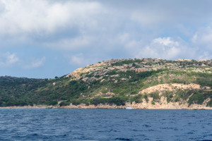 Blick am morgen auf der Sardinien Segeltour