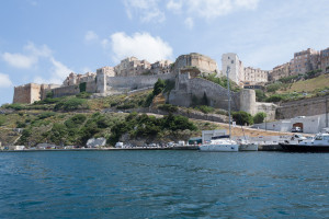 Bonifacio von unten gesehen