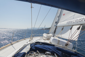 Segelausflug - Segelyacht im Wind