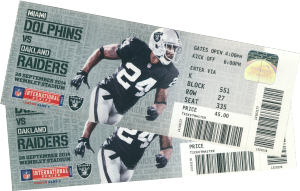 NFL Tickets 2014 Oakland Raiders - Miami Dolphins