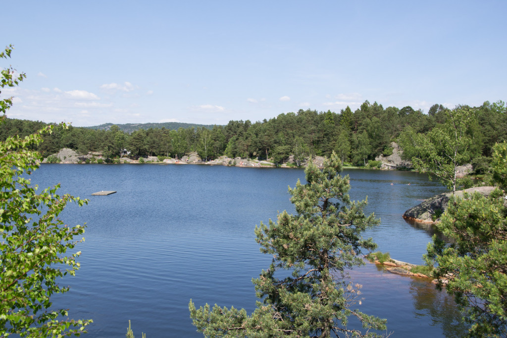 Seen in Norwegen - schwimmen erlaubt!