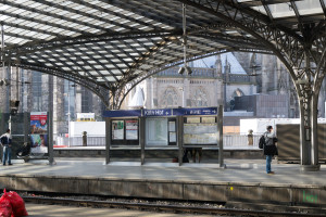 Ankunft in Köln Hauptbahnhof