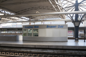 Ankunft in Brüssel Midi