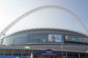 Webmley Stadion erwartet die Mannschaften zum NFL Spiel New York Jets vs. Miami Dolphins