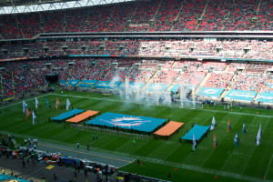 Einlauf Show Miami Dolphins