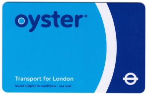 Meine Oyster Card zum U-Bahn fahren in London