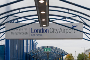 Start des London Wochenende - London City Airport