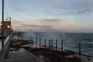 Cornwall Urlaub: Penzance - Das Wetter kommt über die Befestigung