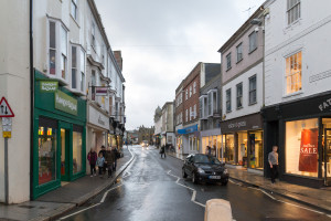 Schmale Gasse in Truro