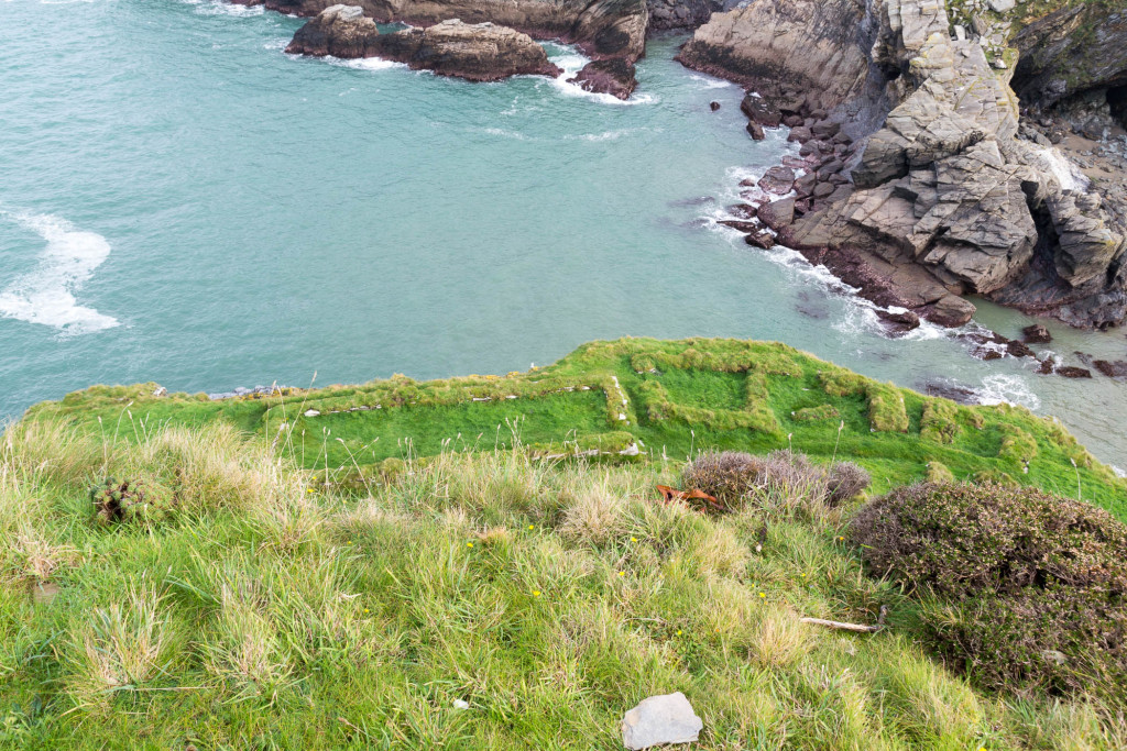 Erkennbare Reste von Tintagel Castle