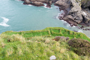 Erkennbare Reste von Tintagel Castle