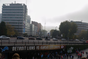 Auf dem Weg nach Wembley, heute mit viel Nebel
