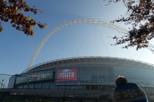 Wembley Stadion, der neben hat sich verzogen - Detroit Lions gegen Kansas City Chiefs kann starten