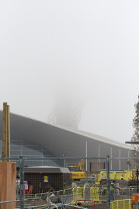 Neben am Londoner Olympia Stadion