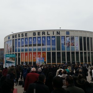 ITB Berlin - los gehts am EIngang Süd