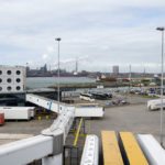 Fußgängerbrücke vom Hafen zur Princess Seaways