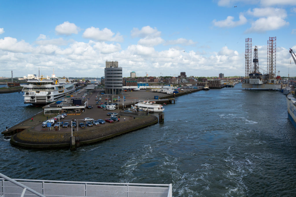 Der Fährhafen von Ijmuiden