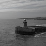 Der Leuchtturm zur Tyne dieses mal in schwarz / weiß