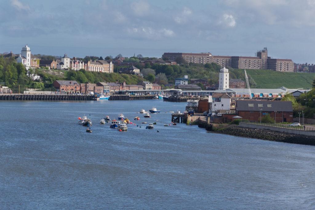 Fischerboote auf der Tyne