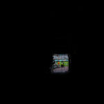 Blick durch einen Tunnel auf das Spielfeld