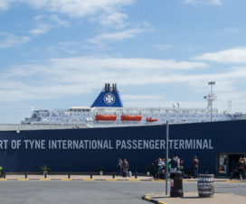 Port of Tyne International Passender Terminal mit DFDS King Seaways