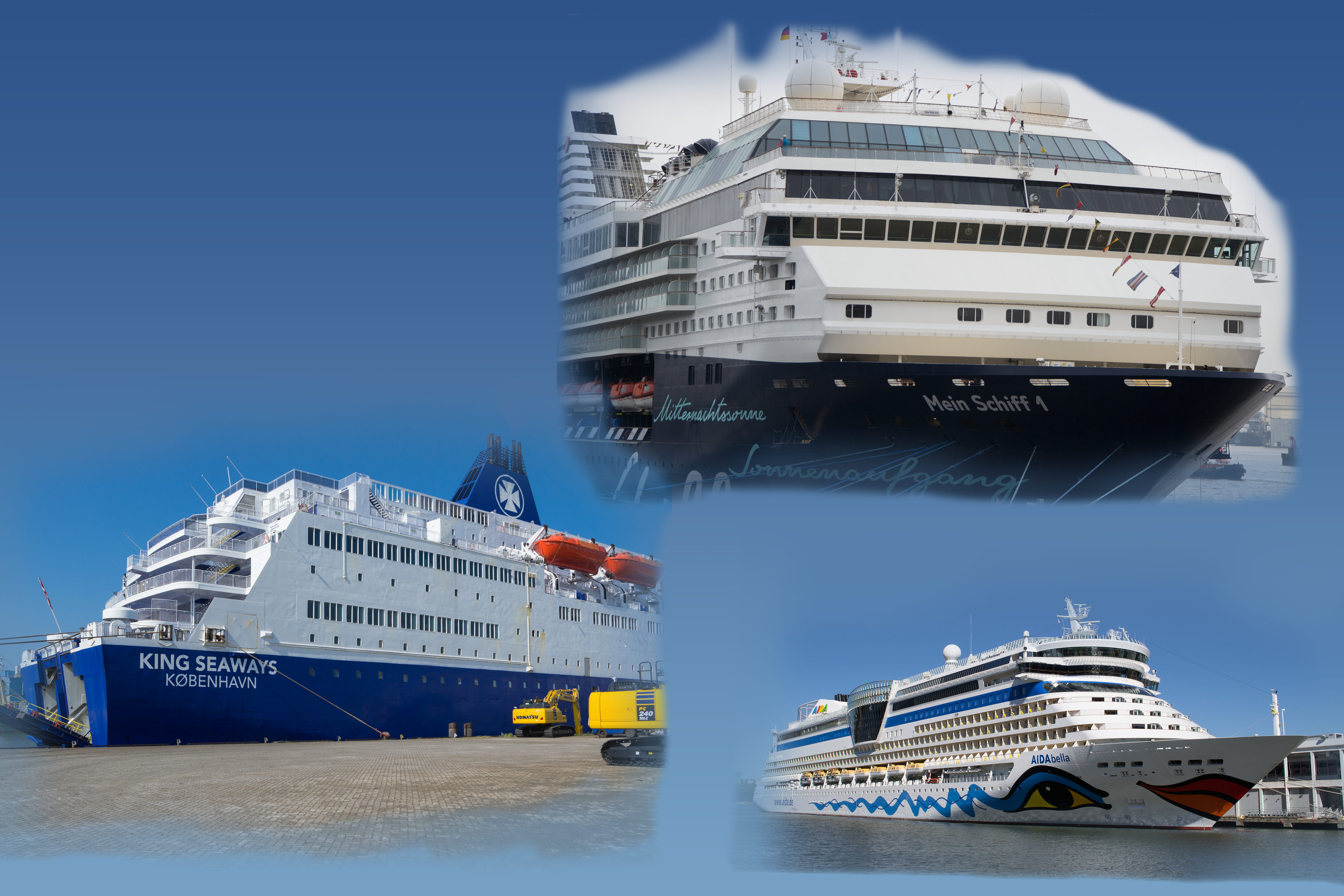 Das 3er Duell Dfds Seaways Aida Mein Schiff