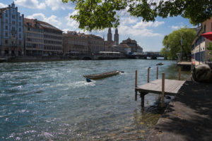 Limmat und Abfluß aus dem Zürichsee