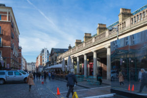 Covent Garden London in der Morgensonne