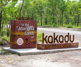 Eingang kakadu Nationalpark