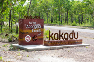 Eingang kakadu Nationalpark