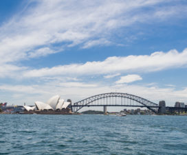 Harbour Bridge und Sydney Oper Haus