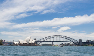 Harbour Bridge und Sydney Oper Haus