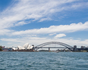 Harbour Bridge und Sydney Oper Haus