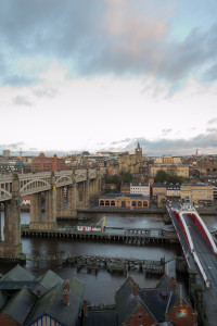 Newcastle bei Tag - die gleiche Sicht wie bei Nacht