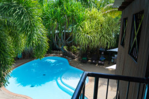 Pool im Palm City Resort Darwin