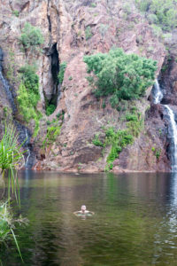 Im Wasser ist es am schönsten - Wangi Falls