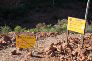 Danger - when hot don't hike