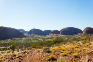 Felsformationen im Uluru-Kata-Tjuta-Nationalpark