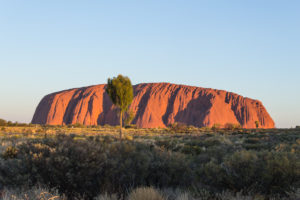 Sonnenuntergang am Uluru