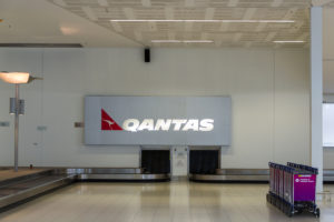 Qantas Gepäckband Flughafen