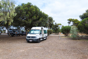 Unser erster Camper Stellplatz