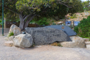 Granite Island - Kaiki - Welcome Schild
