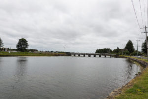 Moyne River mit Brücke