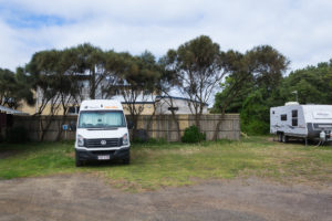 Unser Camper auf dem Port Campbell Holiday Park