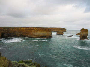 Schöne Felsen an Victorias Küste in Australien