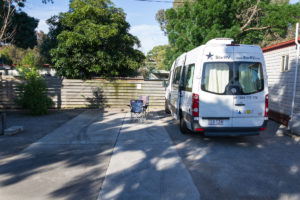 Großer Stellplatz auf Barwon River Holiday Park